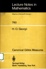 CANONICAL GIBBS MEASURES