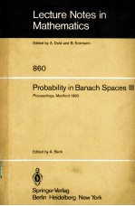 PROBABILITY IN BANCACH SPACES 3