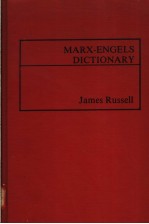 MARX-ENGELS DICTIONARY