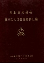 湖北省武昌县第三次人口普查资料汇编