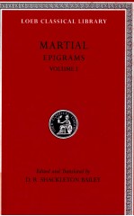 MARTIAL EPIGRAMS VOLUME 1