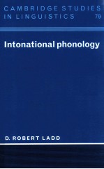 INTONATIONAL PHONOLOGY