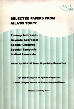 SELECTED PAPERS FROM AILA'99 TOKYO