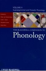 THE BLACKWELL COMPANION TO PHONOLOTY VOLUME 2