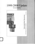 1999-2000 UPDATE TO ACCOMPANY INTERNATIONAL BUSINESS:THE CHALLENGE OF GLOBAL COMPETITION SEVENTH ED