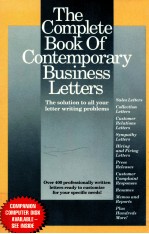 THE COMPLETE BOOK OF CONTEMPORARY BUSINESS LETTERS