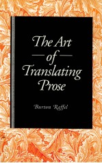 THE ART OF TRANSLATING PROSE