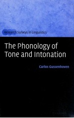 THE PHONOLOGY OF TONE AND INTONATION