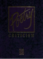 POETRY CRITICISM VOLUME 12