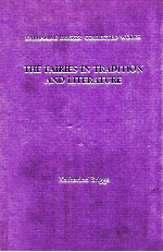 KATHARINE BRIGGS COLLECTED WORKS VOLUME IV THE FAIRIES IN TRADITION AND LITERATURE