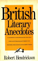 BRITISH LITERARY ANECDOTES