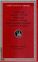 CATULLUS TIBULLUS PERVIGILIUM VENERIS