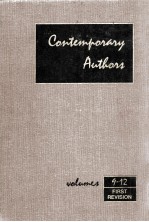 CONTEMPORARY AUTHORS VOLUME 9-12