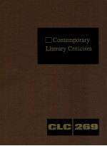 CONTEMPORARY LITERARY CRITICISM VOLUME 269