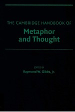 THE CAMBRIDGE HANDBOOK OF METAPHOR AND THOUGHT