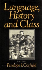 LANGUAGE HISTORY AND CLASS