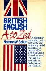 BRITISH ENGLISH A TO ZED