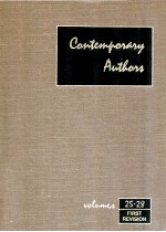 CONTEMPORARY AUTHORS VOLUME 25-28