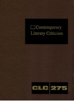 CONTEMPORARY LITERARY CRITICISM VOLUME 275