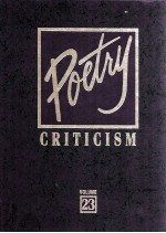 POETRY CRITICISM VOLUME 23