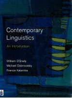 CONTEMPORARY LINGUISTICS AN INTRODUCTION