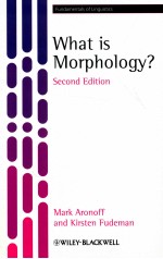 WHAT IS MORPHOLOGY?