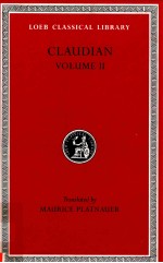 CLAUDIAN VOLUME 2