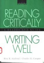 READING CRITICALLY A READER AND GUIDE SIXTH EDITION