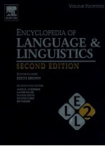 ENCYCLOPEDIA OF LANGUAGE LINGUISTICS VOLUME 14