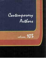 CONTEMPORARY AUTHORS VOLUME 103