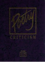 POETRY CRITICISM VOLUME 117