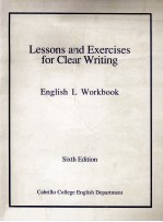 LESSONS AND EXERCISES FOR CLEAR WRITING