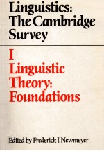 LINGUISTICS:THE CAMBRIDGE SURVEY