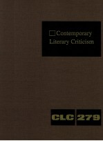 CONTEMPORARY LITERARY CRITICISM VOLUME 279