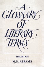 A GLOSSARY OF LITERARY TERMS