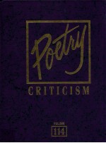 POETRY CRITICISM VOLUME 114