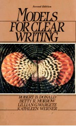 MODELS FOR CLEAR WRITING