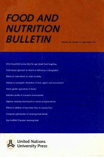 FOOD AND UNTRITION BULLETIN VOLUME 16