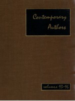 CONTEMPORARY AUTHORS VOLUME 93-96