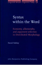 SYNTAX WITHIN THE WORD:ECONOMY