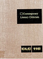 CONTEMPORARY LITERARY CRITICISM VOLUME 116