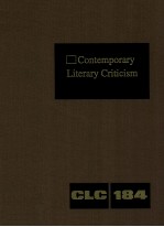 CONTEMPORARY LITERARY CRITICISM VOLUME 184