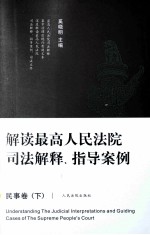 解读最高人民法院司法解释、指导案例 民事卷（下）