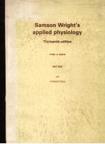 SAMSON WRIGHT`S APPLIED PHYSIOLOGY THIRTEENTH EDITION