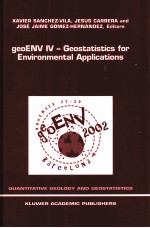 GEOENV IV-GEOSTATISTICS FOR ENVIRONMENTAL APPLICATIONS