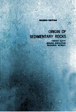 ORIGIN OF SEDIMENTARY ROCKS SECOND EDITION