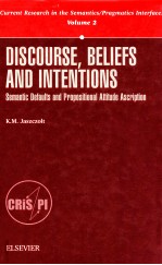 DISCOURSE BELIEFS AND INTENTION