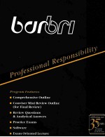 BARBRI BAR REVIEW PROFESSIONAL RESPONSIBILITY