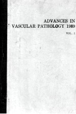 ADVANCES IN VASCULAR PATHOLOGY 1989 VOLUME 1