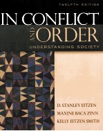 IN CONFLICT AND ORDER UNDERSTANDING SOCIETY TWELFTH EDITION